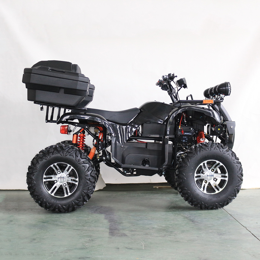 Multifunctional adult sport electric atv 4x4 cheap quad bike with Trailer bar