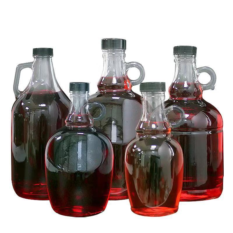 0.5L1L1.5L4L5L gallon beer barrel with handle California red wine glass bottle with sealing lid