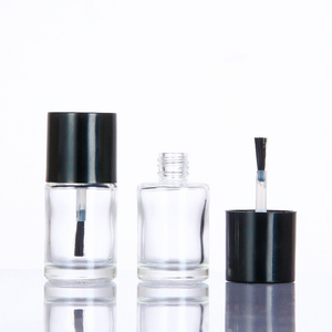 Customized  3ml 4ml 5ml 7ml10ml 15ml 20ml empty fashionable Clear Empty Glass Nail Polish Bottle