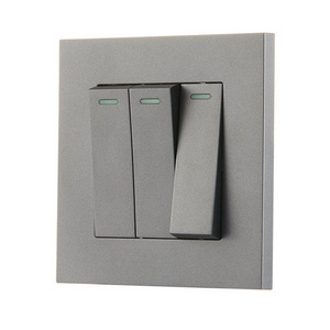 Manufacturer Provides Waterproof Button Switch Panel, 2-Way Kinetic Power Switch Socket