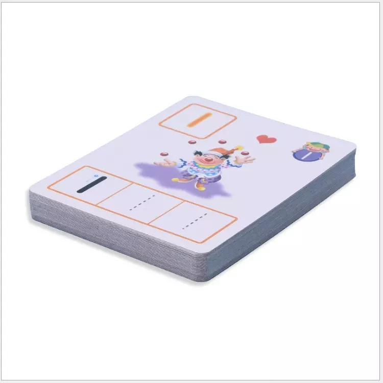 Children Playing and Learning Custom Flash Cards Educational Popular Low MOQ Full Color For Kids