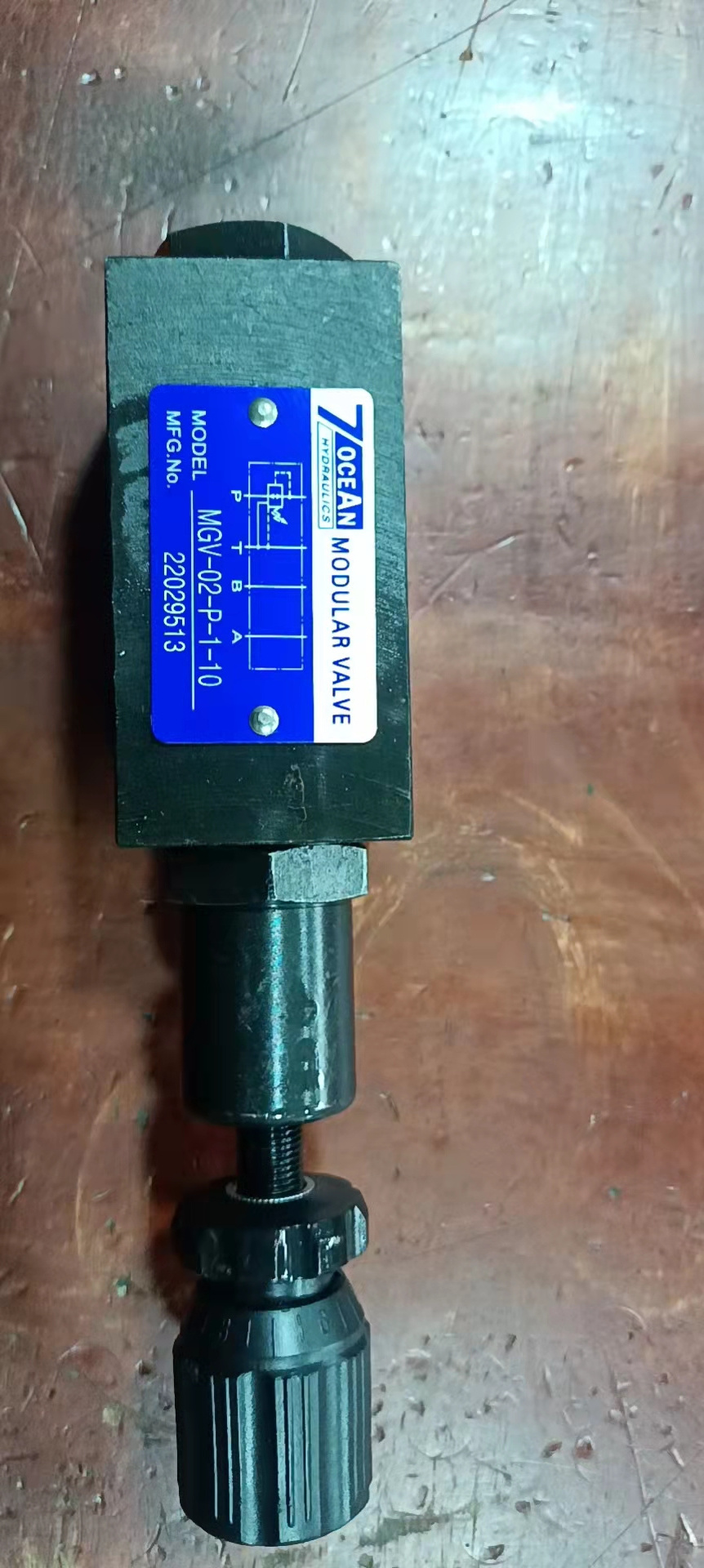 Original Taiwan,China 7OCEAN SEVEN OCEAN MGV MGV-02-P-1-10 hydraulic solenoid valve 7 ocean MGV-03-P MGV-03-A-2-10  MGV-04-P-1-10