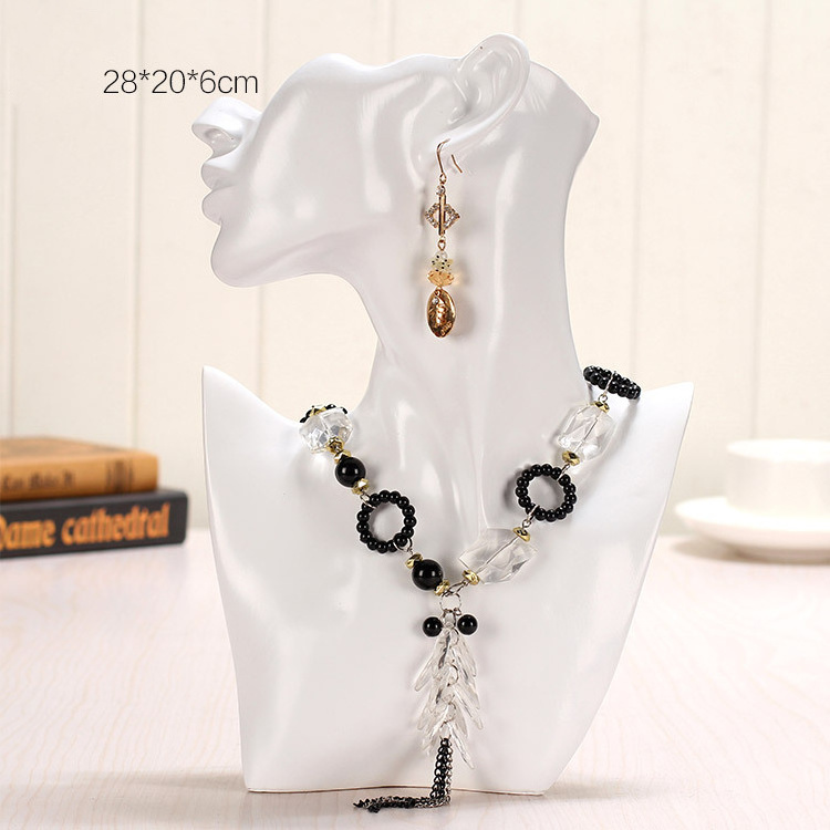 In Stock Resin Mannequin Jewelry Display Stand Jewelry Display Bust for Earrings Necklace