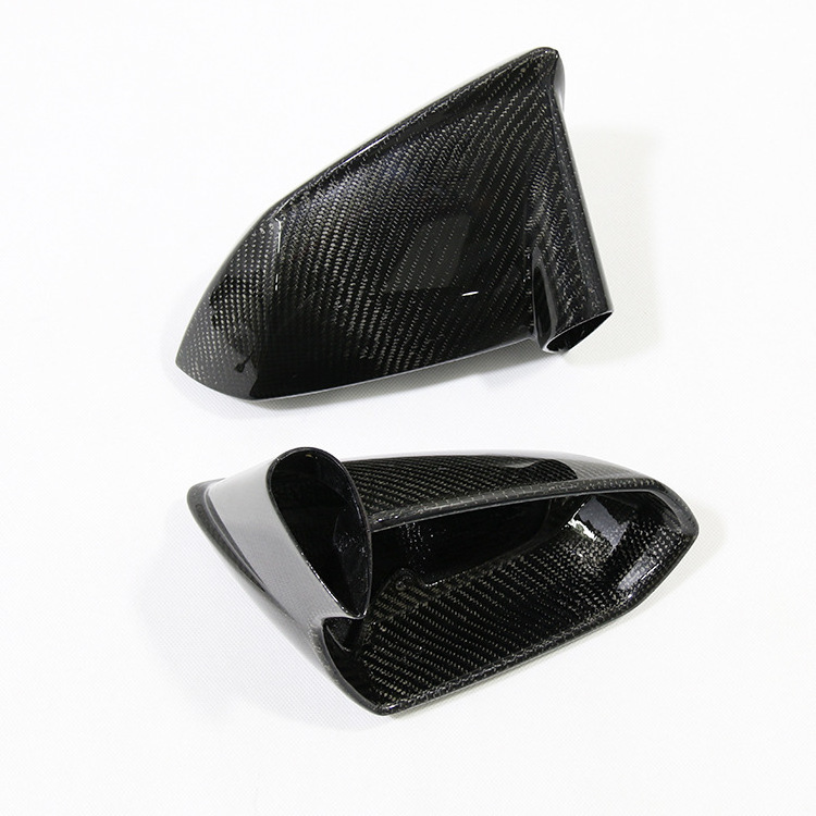 Replacement Real Carbon Fiber Side Mirror Cover Housing Shell Parts Fit For Lamborghini Gallardo LP550 LP570 GT