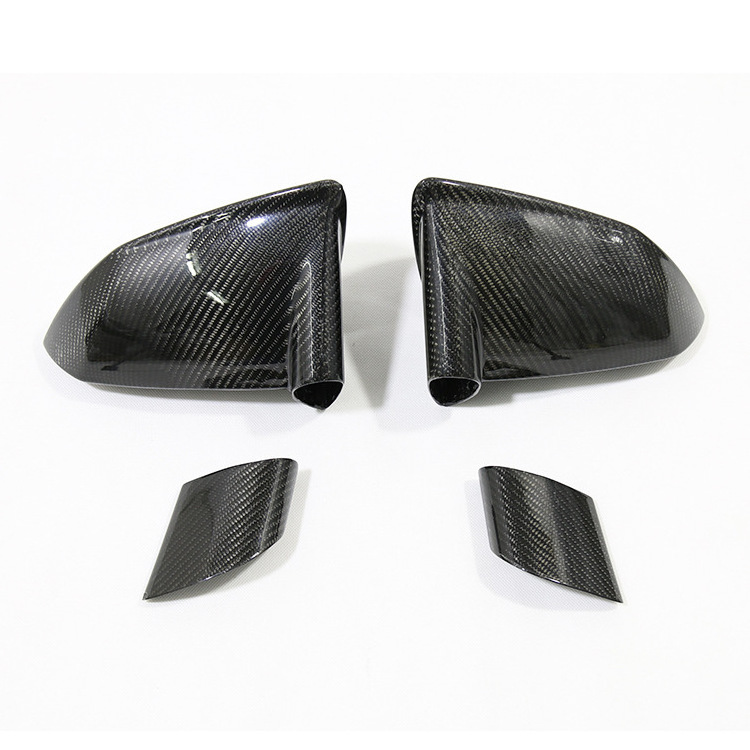 Replacement Real Carbon Fiber Side Mirror Cover Housing Shell Parts Fit For Lamborghini Gallardo LP550 LP570 GT