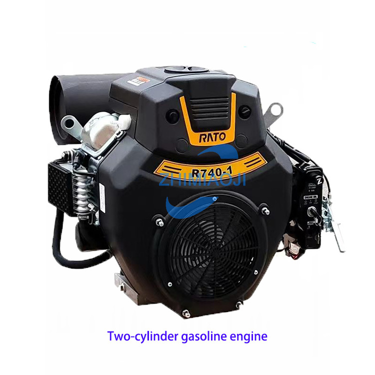 CSJHPSS 25HP 2 Cylinder Horizontal Shaft OHV Rato Gasoline Engine R740D