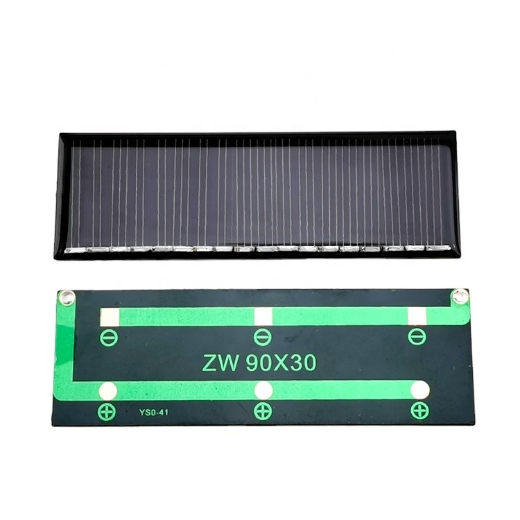 9V Customized Epoxy Solar Panel 0.3W Outdoor Solar Panel Energy Systems Charger ZW-9030-9V