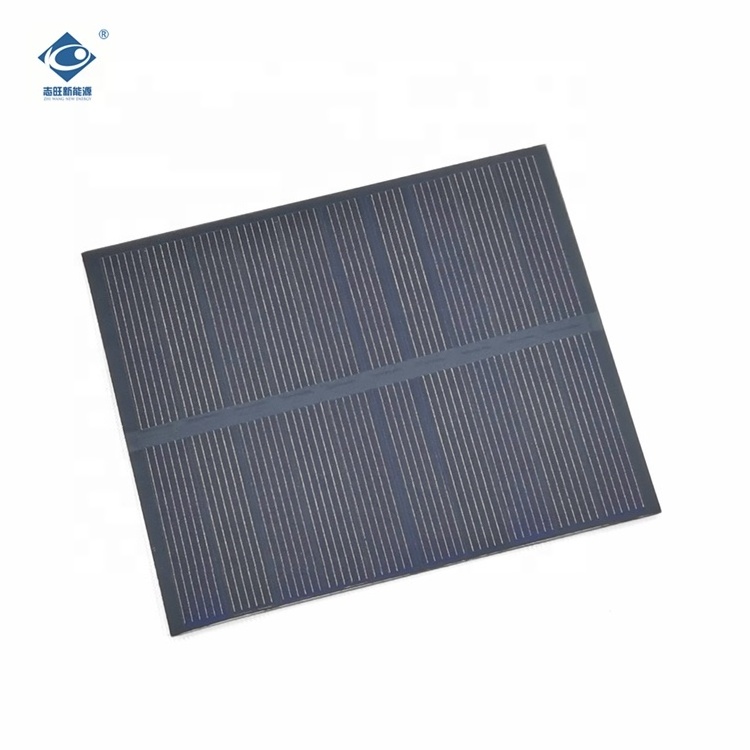 5V Mono Hunting Camera Solar Panel Charger ZW-100822 ETFE/PET Semi Solar Panel 1.0W Transparent Mini Solar Panel