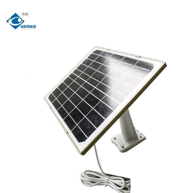 5V Waterproof Portable Solar Panel ZW-6W-5V Arlo Camera Solar Panel Power Charger 6.3W Mini CCTV Solar Panels