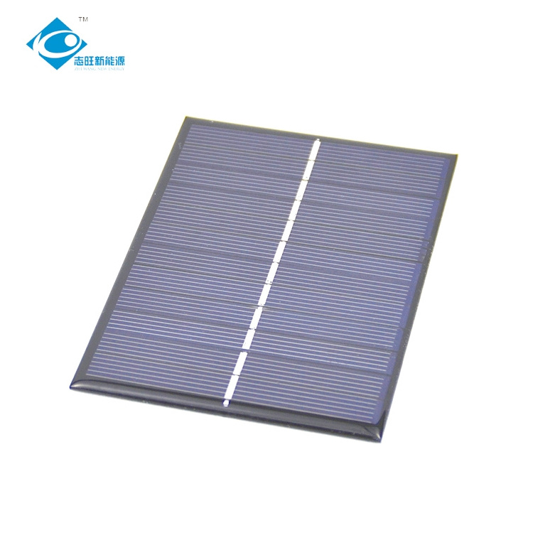 1.5W Lightweight Silicon Solar PV Module ZW-84112 Waterproof Mini Solar Panels 6V Portable Solar Panel Charger