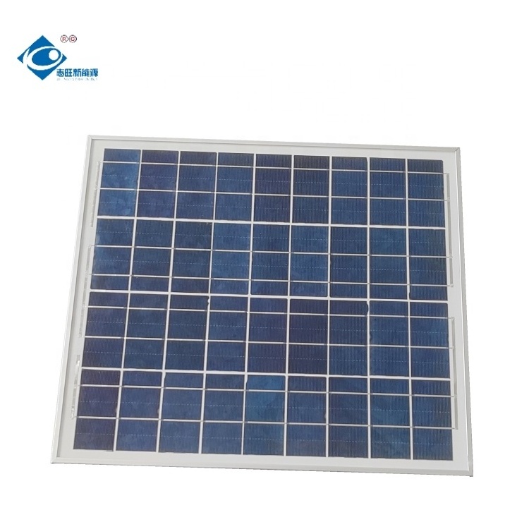 18V Mono Crystalline Solar Power Panel ZW-20W-18V Mini Solar Panels 20W Home Solar Power Charger 20W