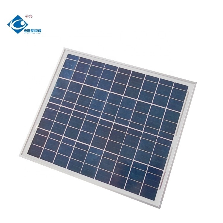 18V Mono Crystalline Solar Power Panel ZW-20W-18V Mini Solar Panels 20W Home Solar Power Charger 20W