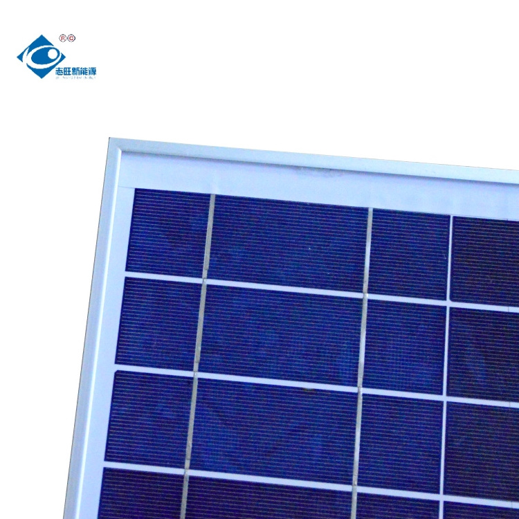 18V Glass Laminated Solar Panel ZW-50W-18V Mini Portable Solar Panel Charger 50W Lightweight Silicon Solar Panel Charger