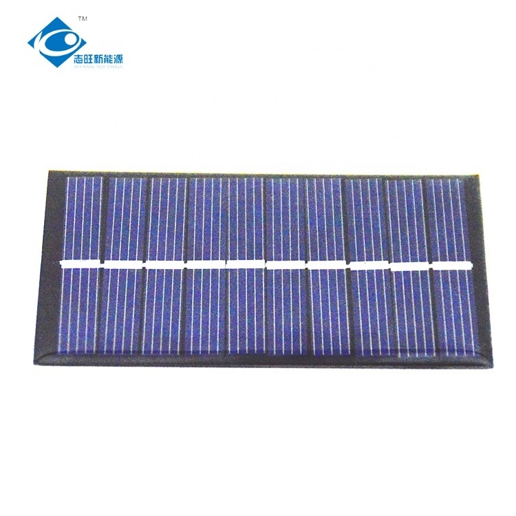 0.5W Lightweight Silicon Mono Solar Panel ZW-8043 Portable Solar Laptop Charger 5V DIY Epoxy Solar Panel