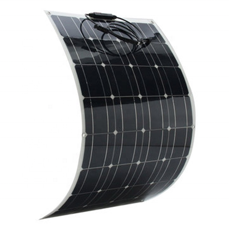 100W ETFE Flexible Solar panel  ZW-100W-18VF Portable Folding Solar Power Charger 18V Mono Semi Flexible Solar Panel