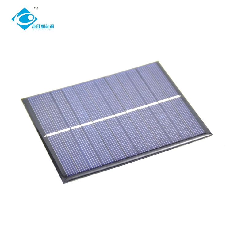 1.5W Lightweight Silicon Solar PV Module ZW-84112 Waterproof Mini Solar Panels 6V Portable Solar Panel Charger