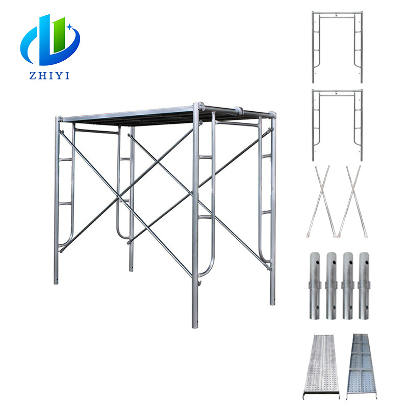 oem new 2022 c walk through mason scaffolding frames blue 3 wide scaffold pieces construction imported from europe in guangdong