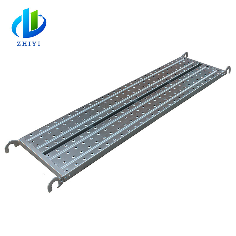 Good quantity aluminum metal scaffold plank hooks catwalk plank with hooks catwalk for scaffolding