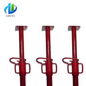 Zhiyi concrete slab  acrow prop telescopic scaffolding steel props for construction formwork scaffolding system