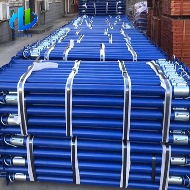 Factory Custom made construction scaffolding push pull steel prop jack sleeve used decking acrow steel props for construction