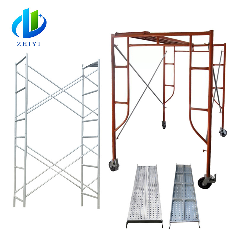 construction scaffolding framework systems material construction  catwalk boards frame scaffolding 5x5 brace frames for formwork