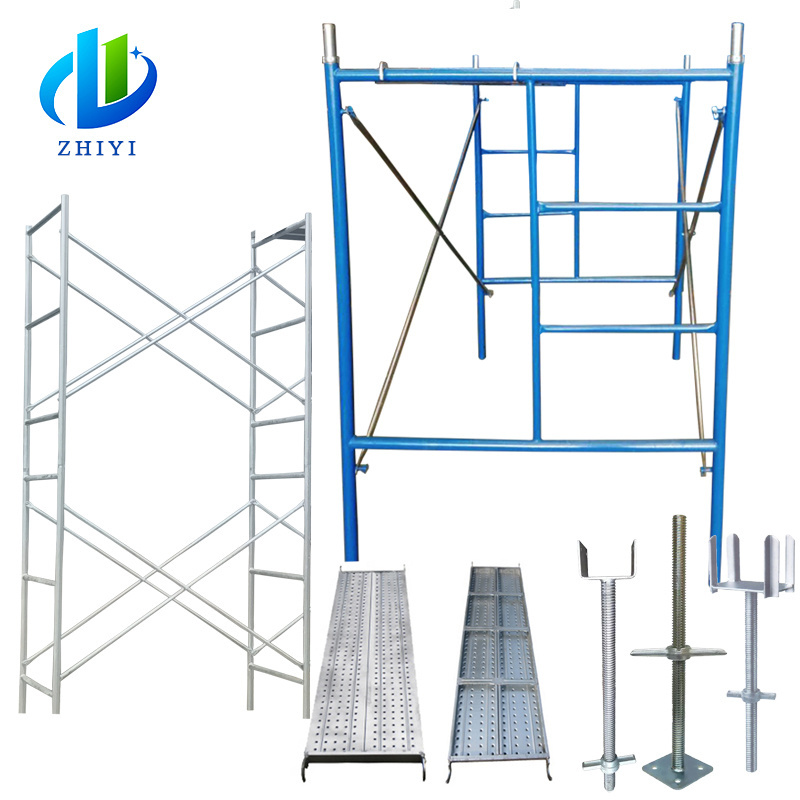 construction scaffolding framework systems material construction  catwalk boards frame scaffolding 5x5 brace frames for formwork