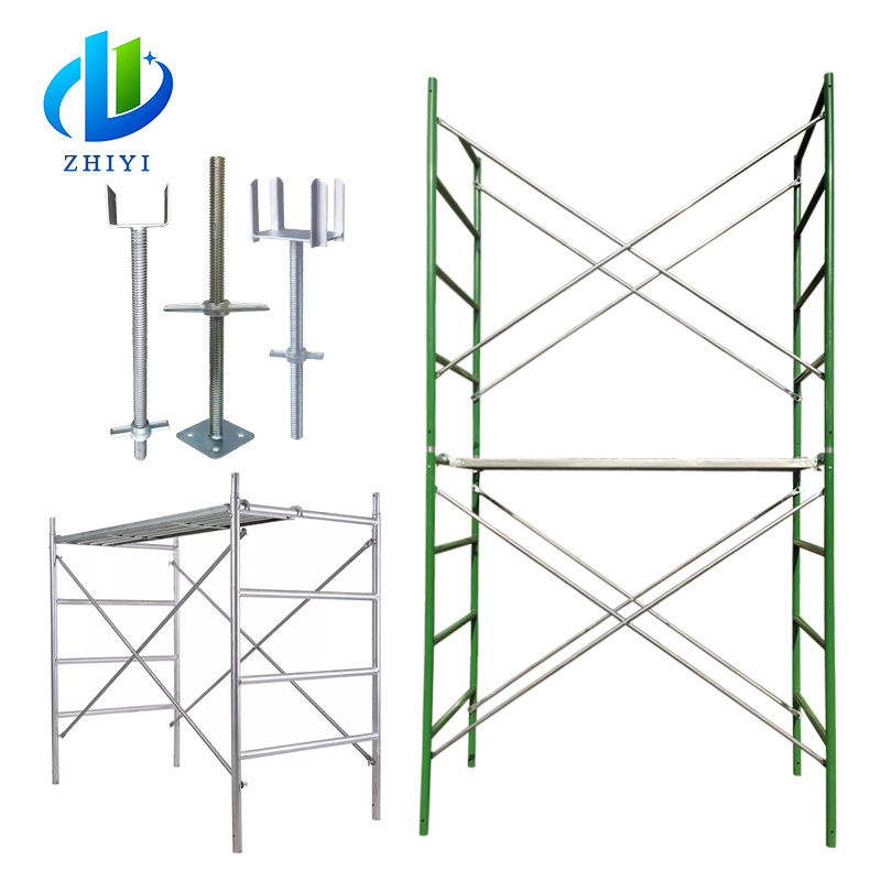 Building construction scaffold material tools scaffoldings ladder scaffolding items parts telescopic h beam jack used scaffoldin