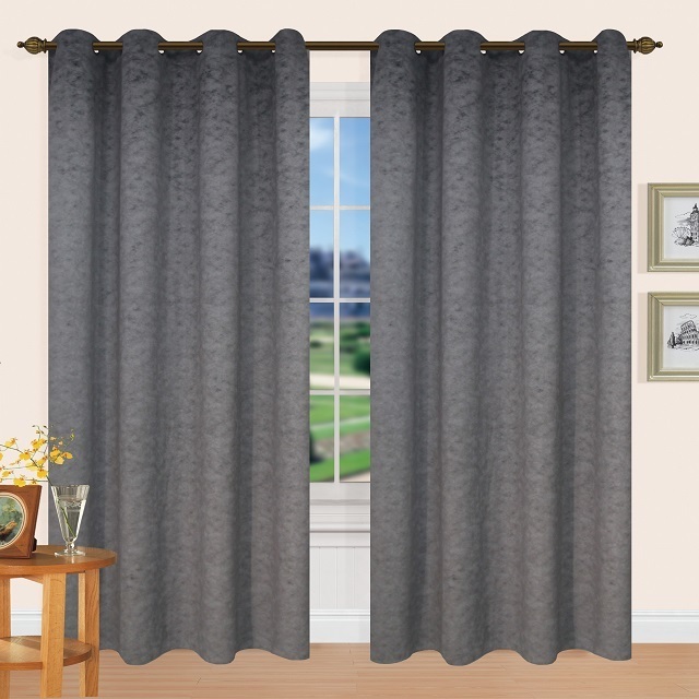 100% Polyester microfiber faux Suede Fabric for ready made curtain