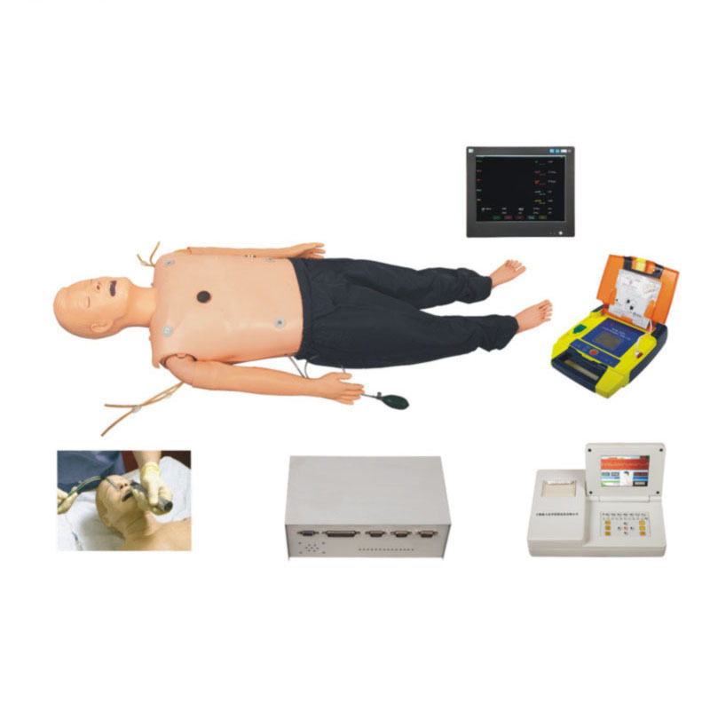 Advanced Cardiac Life Support ACLS Comprehensive Emergency Skills Training Manikin