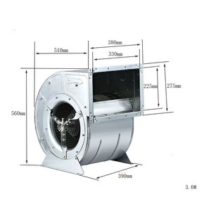 DKT4D-300M hot selling industrial ventilation outer rotor centrifugal fans 1.8kw 5000 cfm exhaust fan