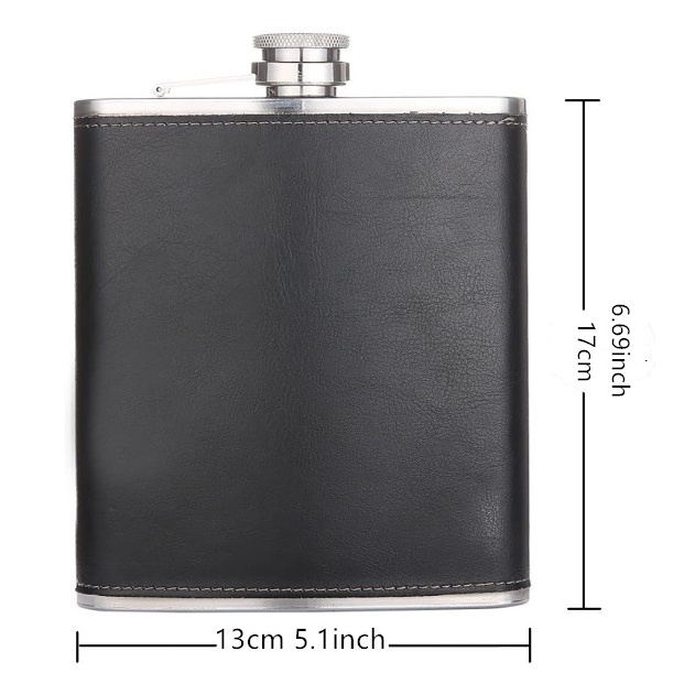 Factory Direct wholesale custom stainless steel hip flask 18oz 20oz 32oz 64oz liquor wine bottle for outdoors