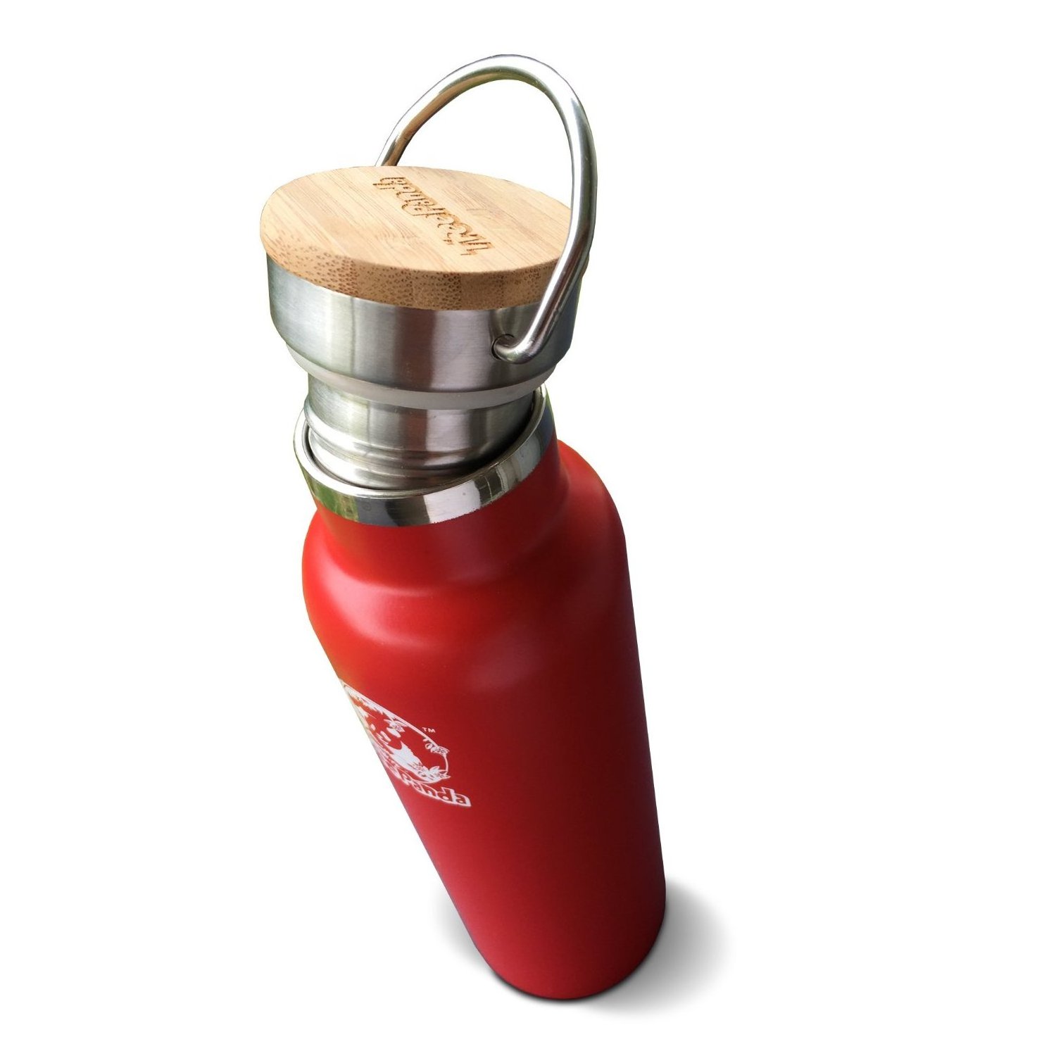 Hot sell 2020 stainless steel insulated sports water bottle personalized canteen with bamboo lid