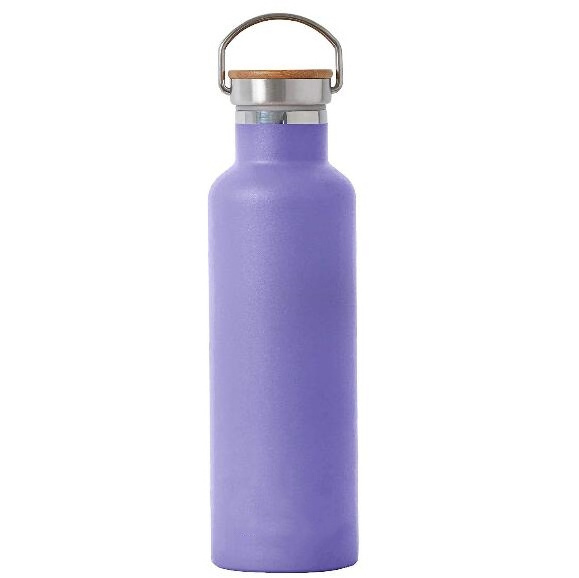 Hot sell 2020 stainless steel insulated sports water bottle personalized canteen with bamboo lid