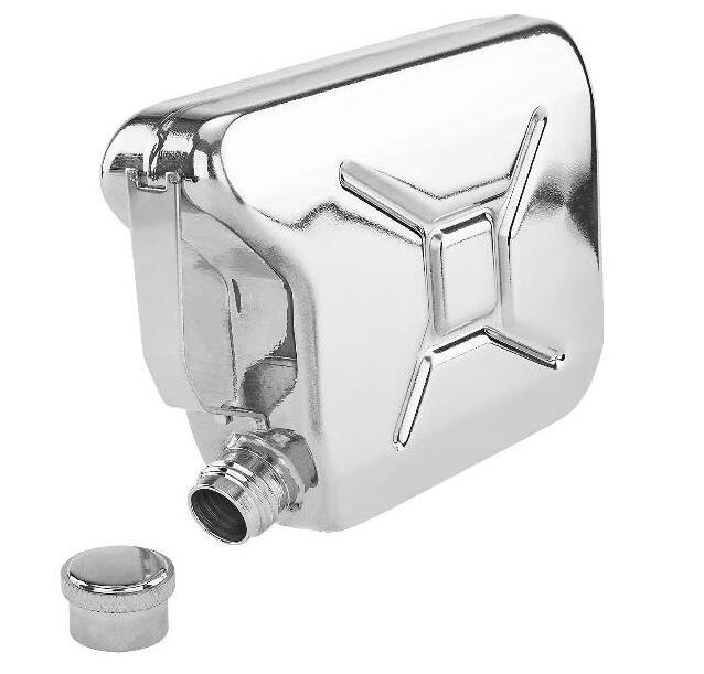 5oz Stainless Steel Jerry Can Hip Flask Oil Drum Whiskey Flask With Funnel Set