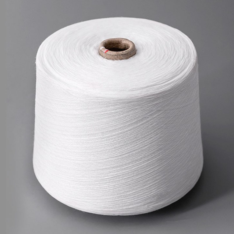 100% polyester ring spun yarn close (non) virgin yarn pure virgin yarn for India market 40s/1 50s/1 60s/1