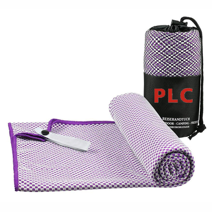 Customized OEM microfiber ice cool sports bamboo cooling towel for gym,travel,fitness,outdoor