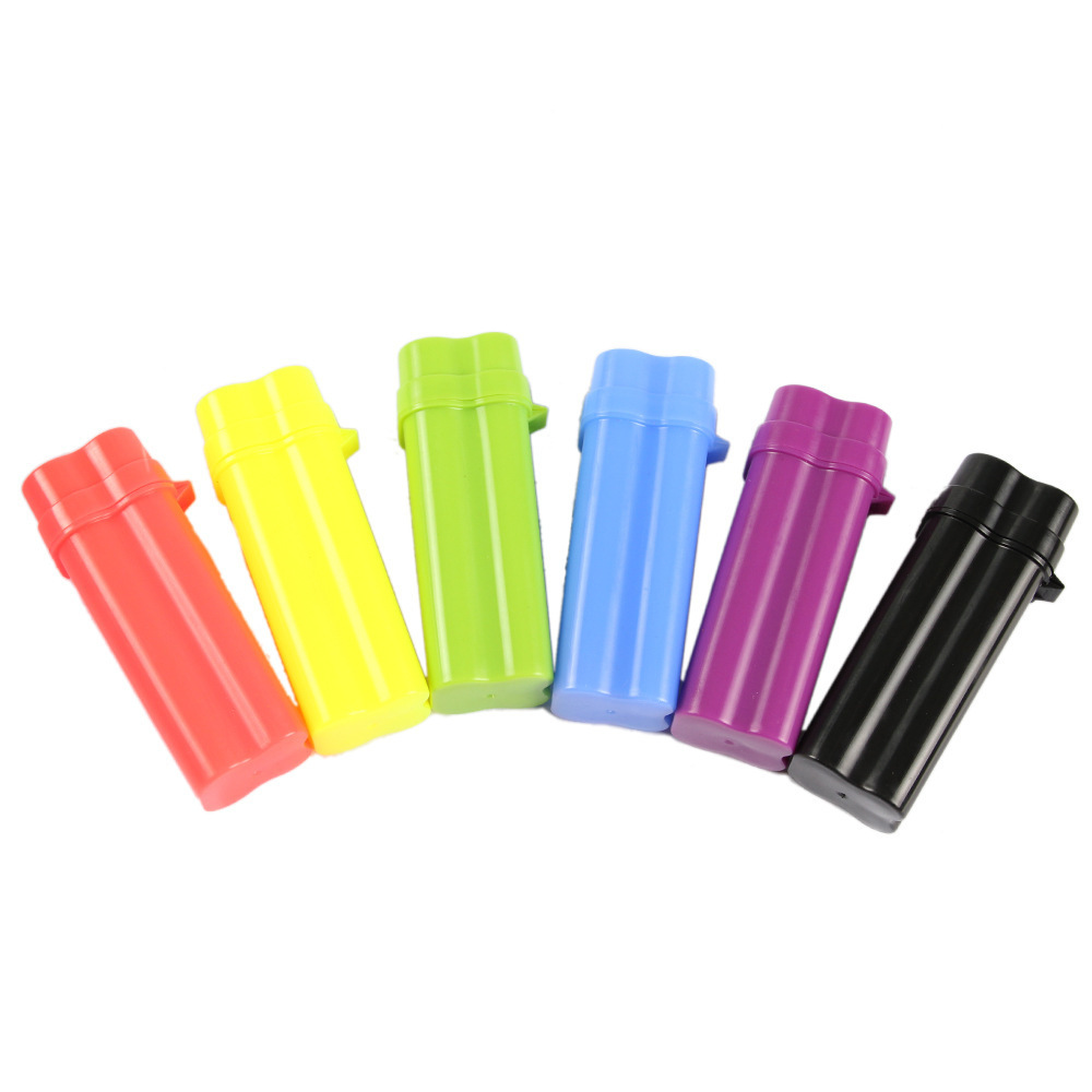 2024 Hot Colorful Resistant Plastic Cigarette Tubes Cases Lighters Smoking Accessories Smell Proof Spice Jar Smoke Holder Tube