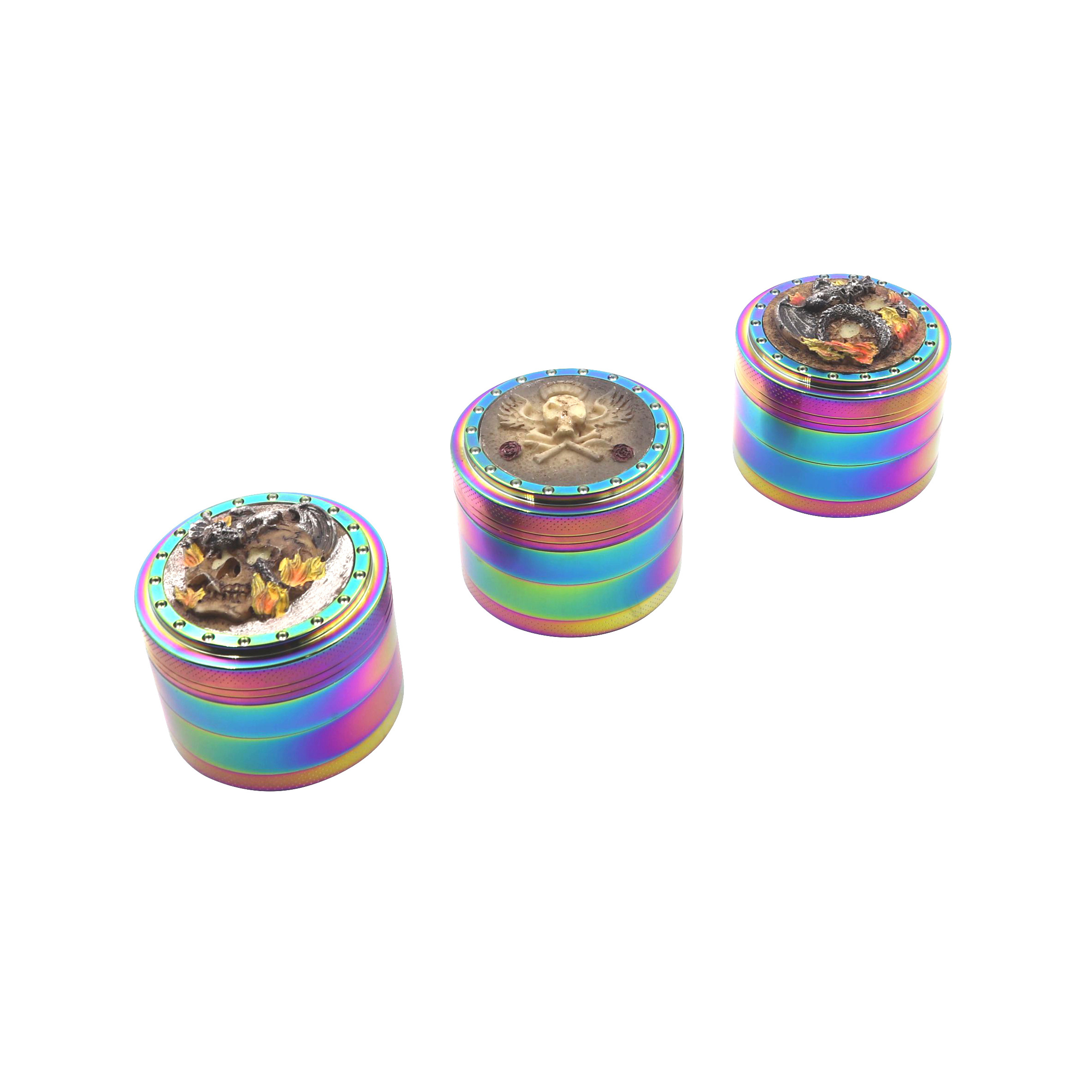 OEM/ODM Custom Logo 4 Layer 40Mm 50Mm 55Mm 63Mm Zinc Alloy Metal Spice Hemp Herb Grinder