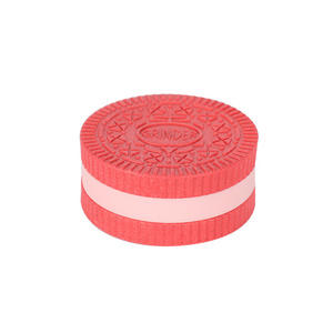 Factory Wholesale Biodegradable 50mm 2inches 2 Layers Oreo Cookies Tobacco Grinder Cheap Plastic Manuel Herb Grinders