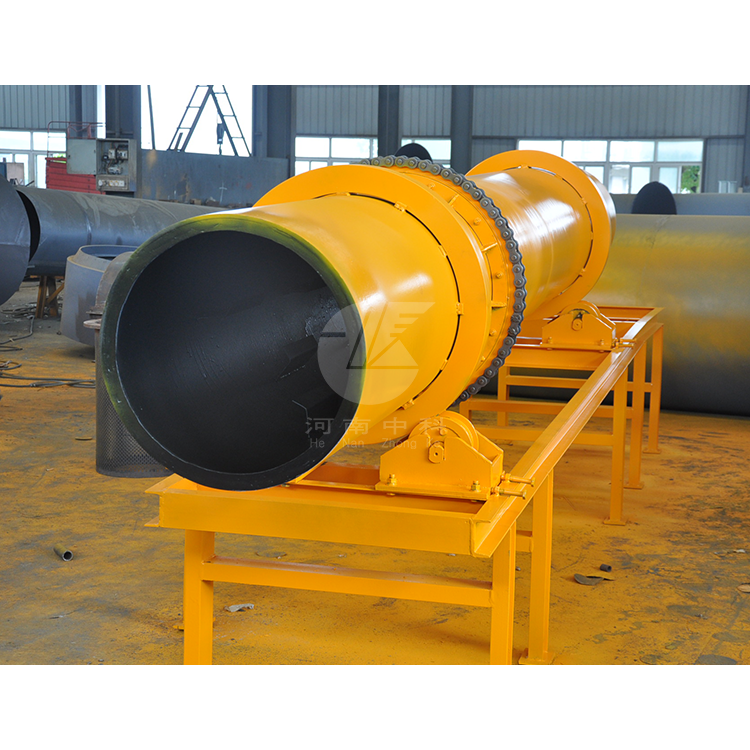 Polythene polyethylene steam tube petroleum coke pomace rotary drum dryer