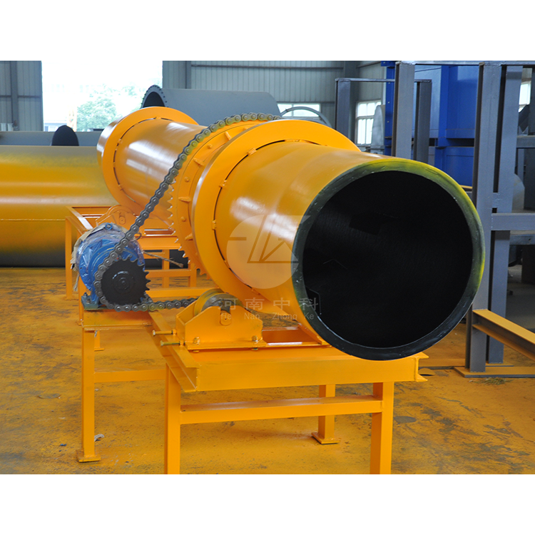 Polythene polyethylene steam tube petroleum coke pomace rotary drum dryer