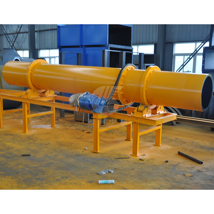 Polythene polyethylene steam tube petroleum coke pomace rotary drum dryer