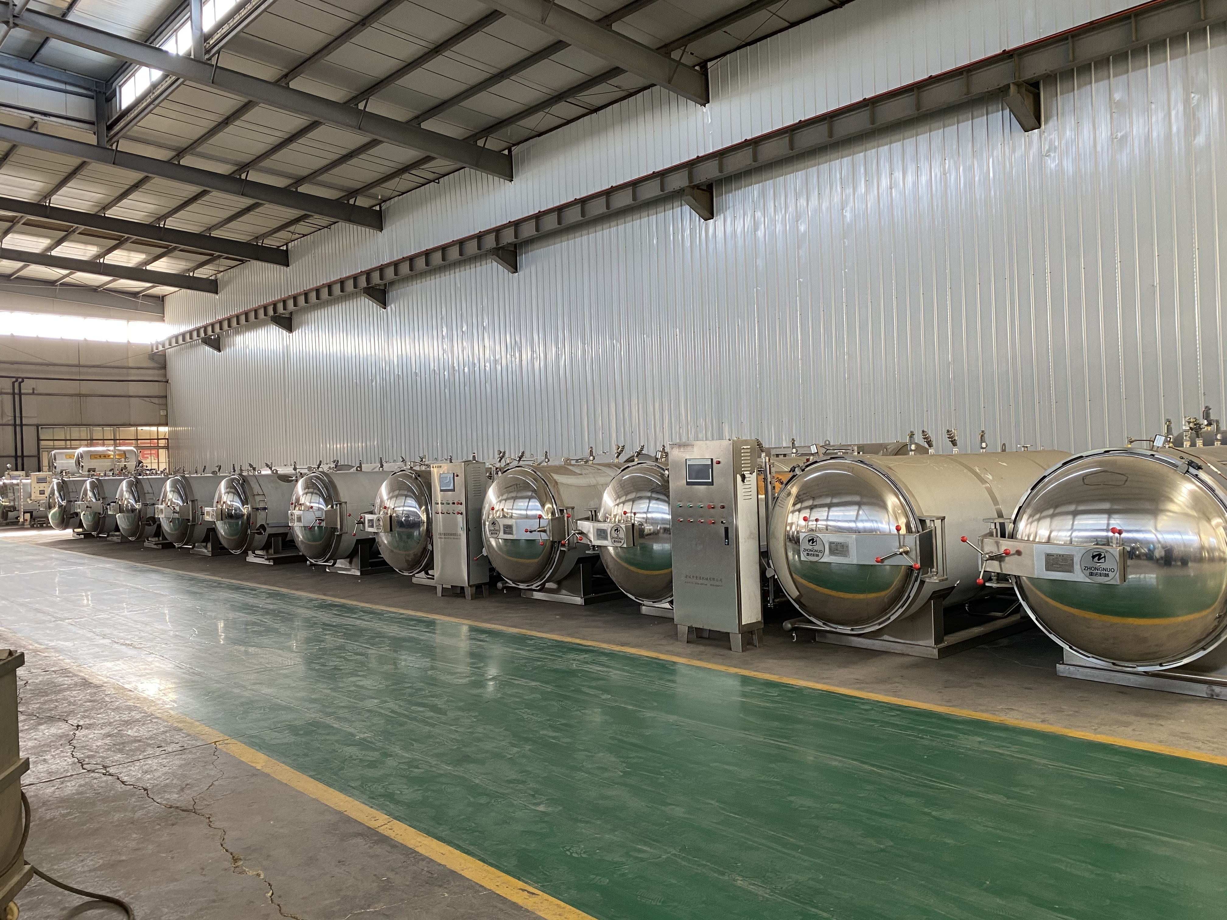 Zhongnuo Energy Saving Steam Retort Canned Fish Food Sterilizer Autoclave Retort Machine Sterilization