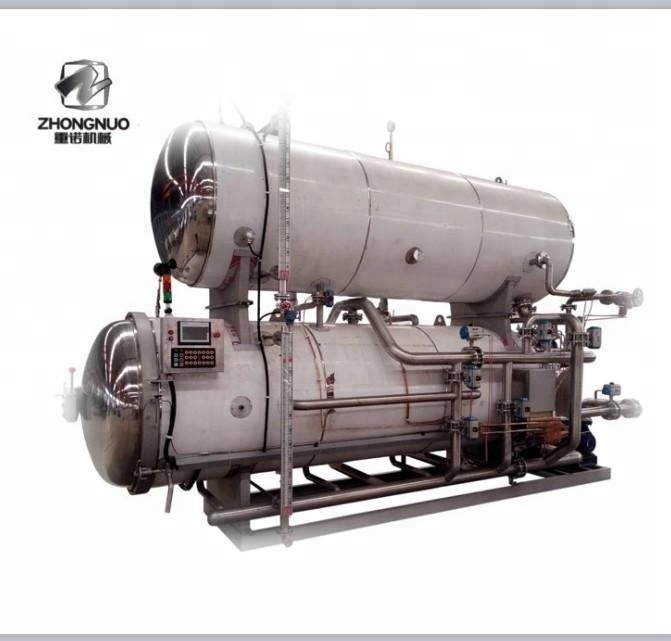 Cooking processed meat autoclave machine for meat and fish canning autoclaves