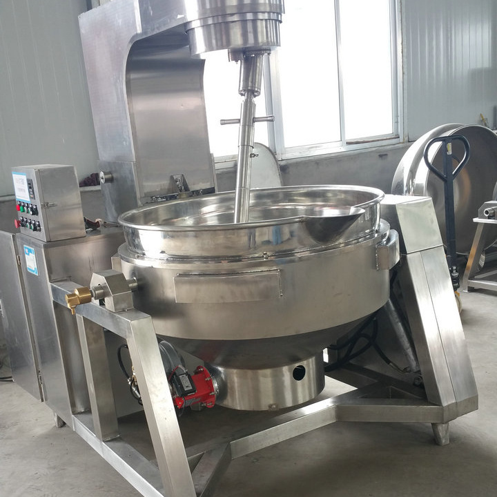 Electric tilting soup cooking mixer hot sauce jacket cooking machine low price automatic cooking machine