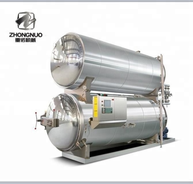 Cooking processed meat autoclave machine for meat and fish canning autoclaves