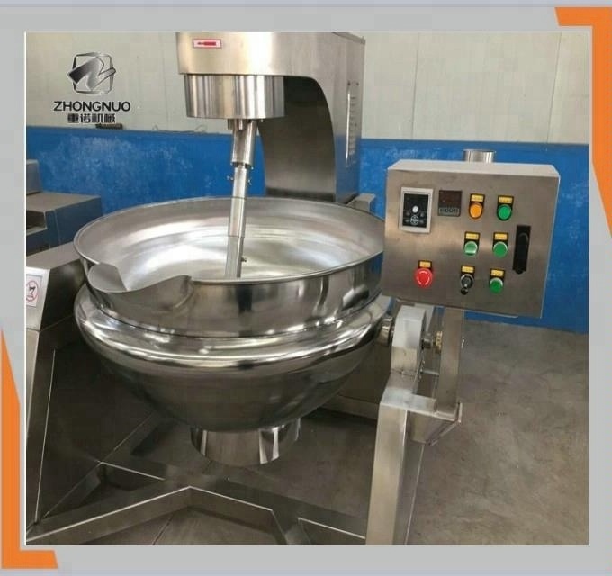 Electromagnetic planetary cooking kettle with agitator for tomato sauce other Food Processing Machinery