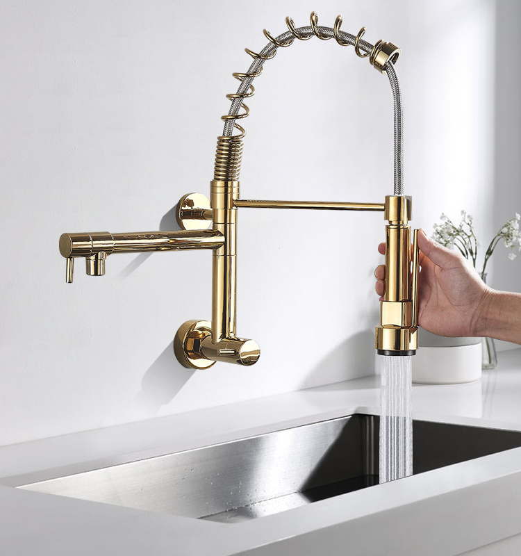 2021 kitchen faucet rose gold stainless steel 304 water tap modern kichenkitchen taps brass pull down kitchen mixer sink faucets