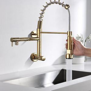 2021 kitchen faucet rose gold stainless steel 304 water tap modern kichenkitchen taps brass pull down kitchen mixer sink faucets