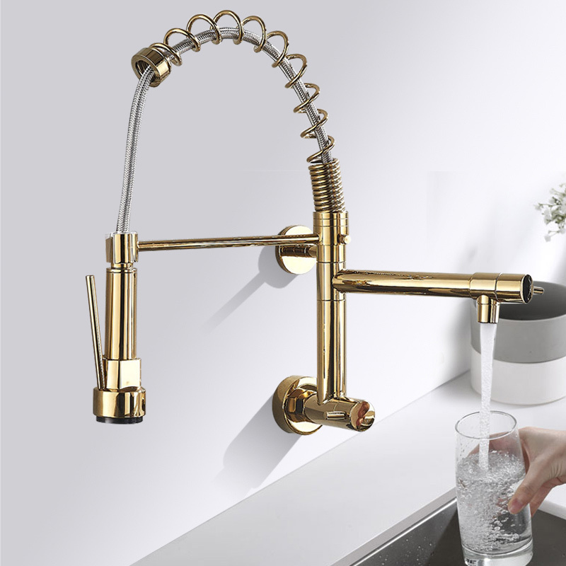 2021 kitchen faucet rose gold stainless steel 304 water tap modern kichenkitchen taps brass pull down kitchen mixer sink faucets